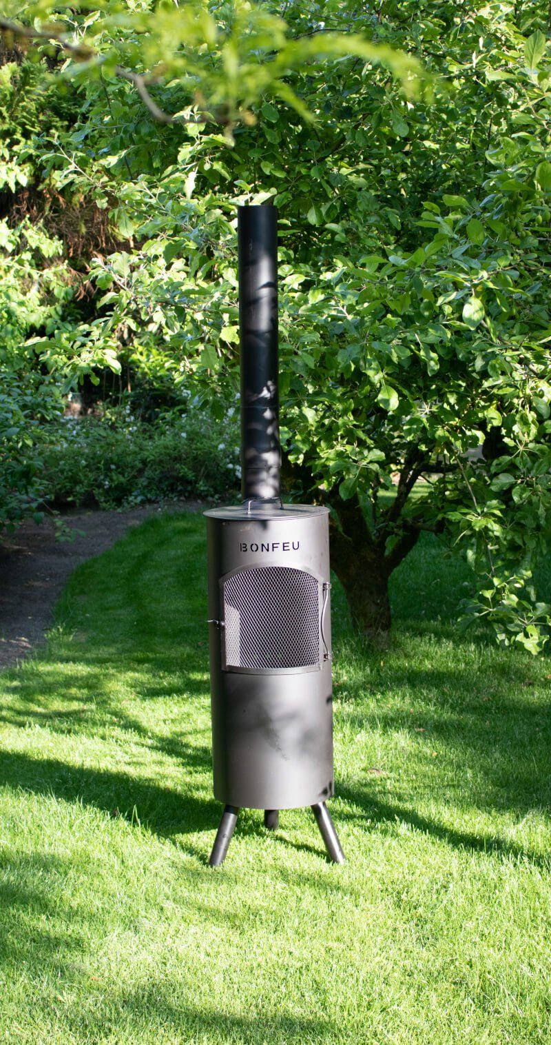 BonFeu Bongiano LP Schwarz Terrassenofen
