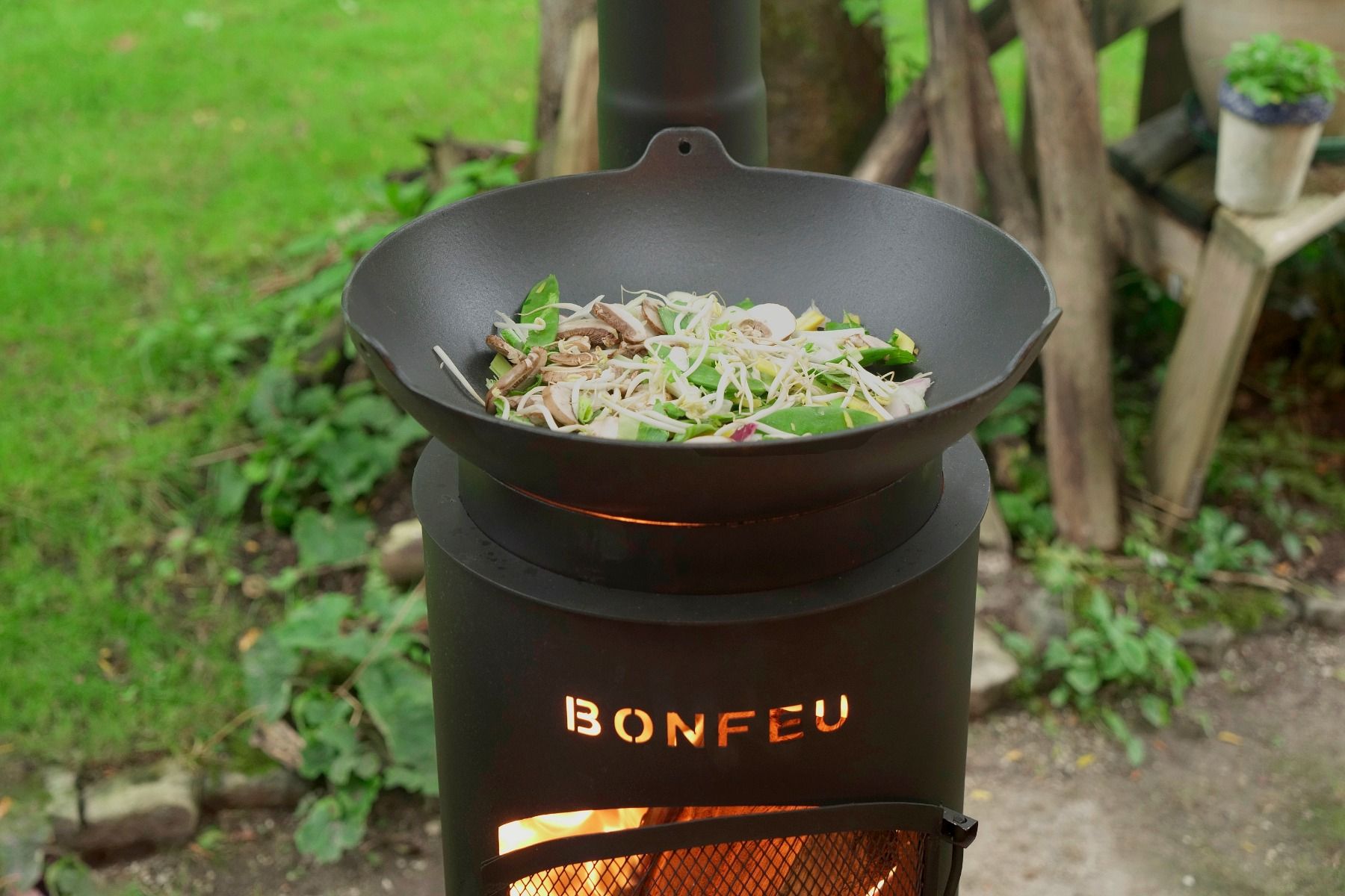 BonFeu Bongiano SP Schwarz Terrassenofen