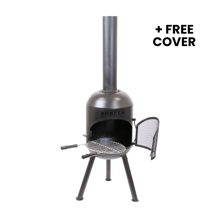 BonFeu BonSolo Schwarz Terrassenofen