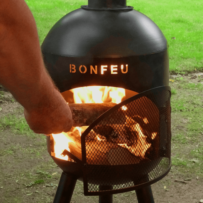 BonFeu BonSolo Schwarz Terrassenofen