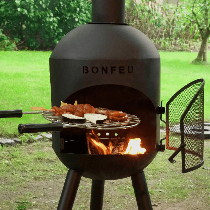 BonFeu BonSolo Schwarz Terrassenofen