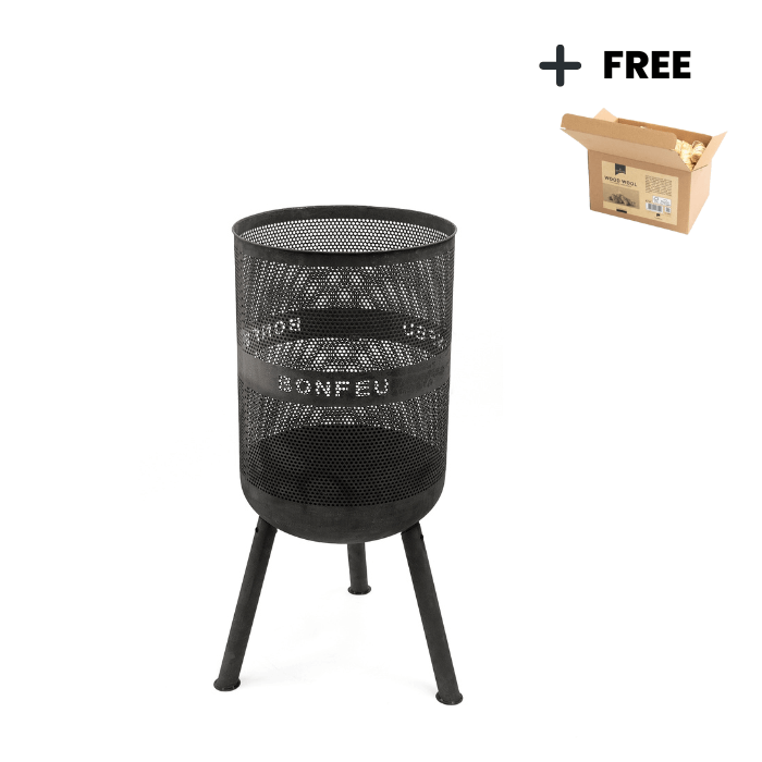BonFeu BonVes 45 Schwarz Feuerkorb