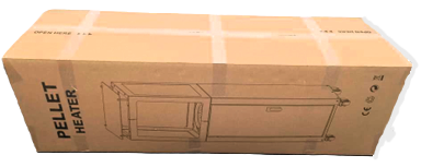 Green Flame Pellet-Terrassenheizer Schwarz