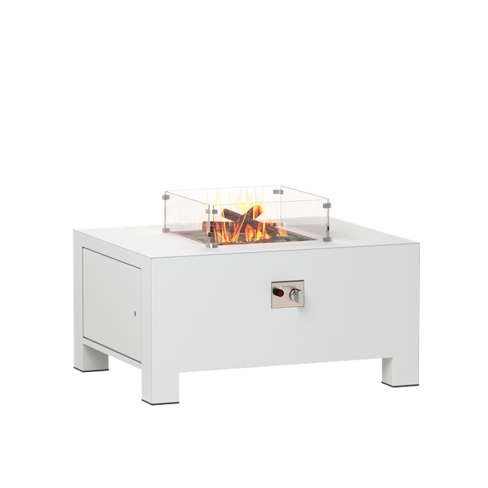 FORNO Feuertisch Brann Aluminium