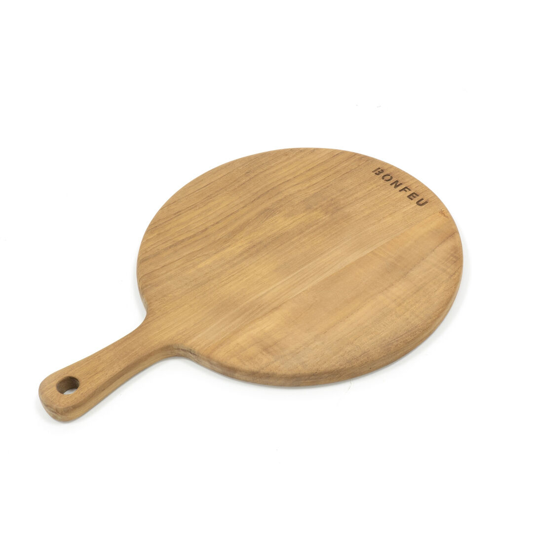 BonFeu BonTeak Pizzabrett / Servierbrett rund