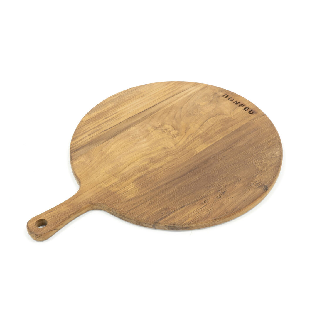 BonFeu BonTeak Pizzabrett / Servierbrett rund groß