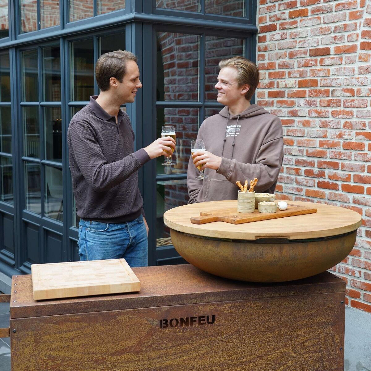 BonFeu BonTeak Tischplatte für BonBiza