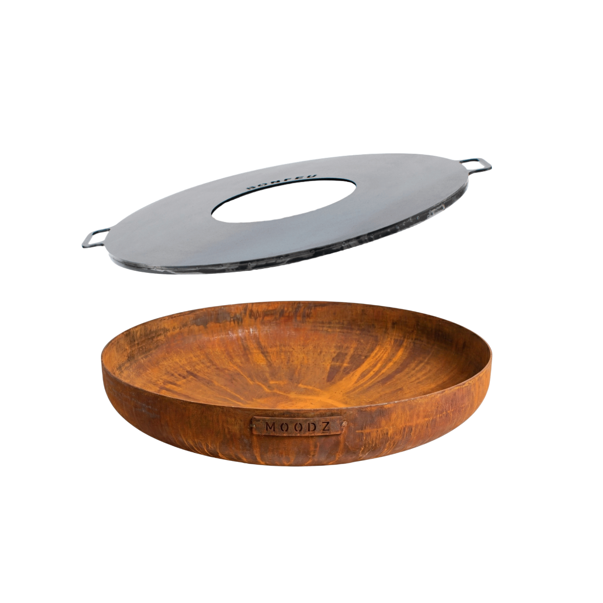 Paketangebot MOODZ Feuerschale 60 + BonPlancha 60