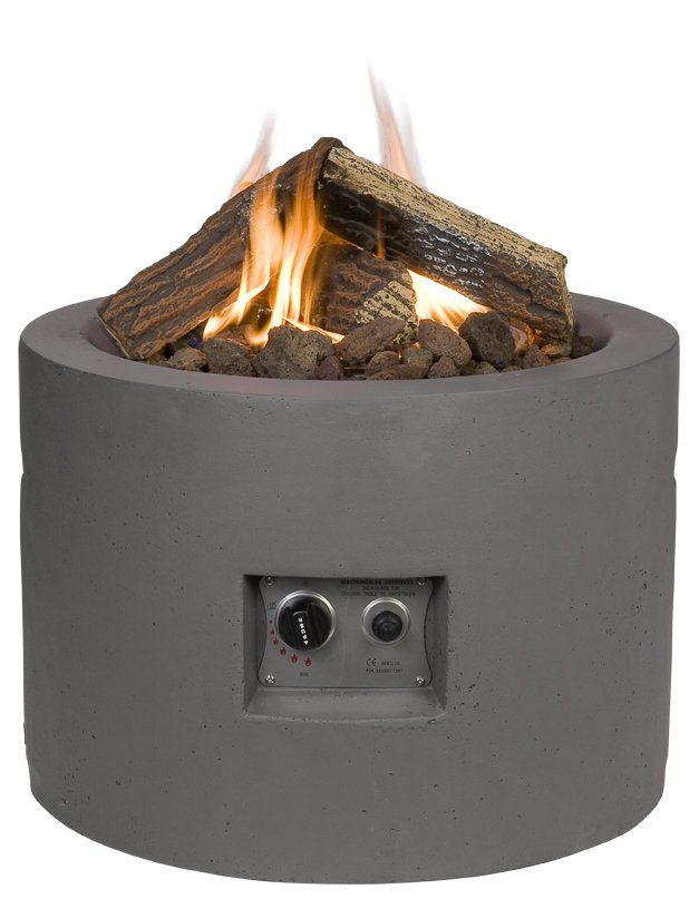 Happy Cocooning Feuertisch Rund Taupe