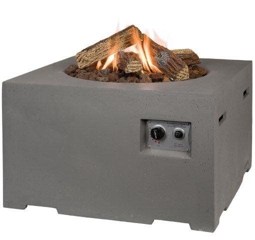 Happy Cocooning Feuertisch Quadratisch Taupe