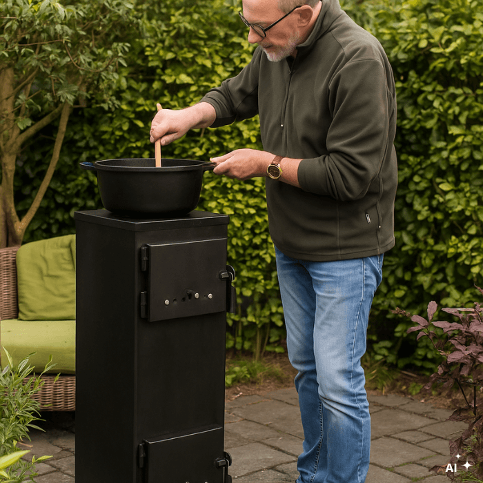 CookKing Camping Grill Brenner Holzofen