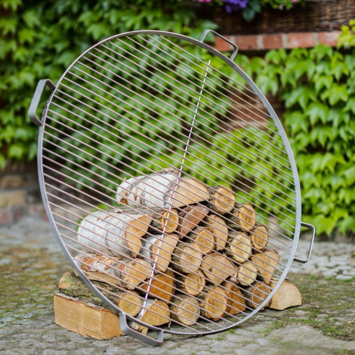 CookKing Edelstahl-Grillrost mit 4 Griffen 70 cm
