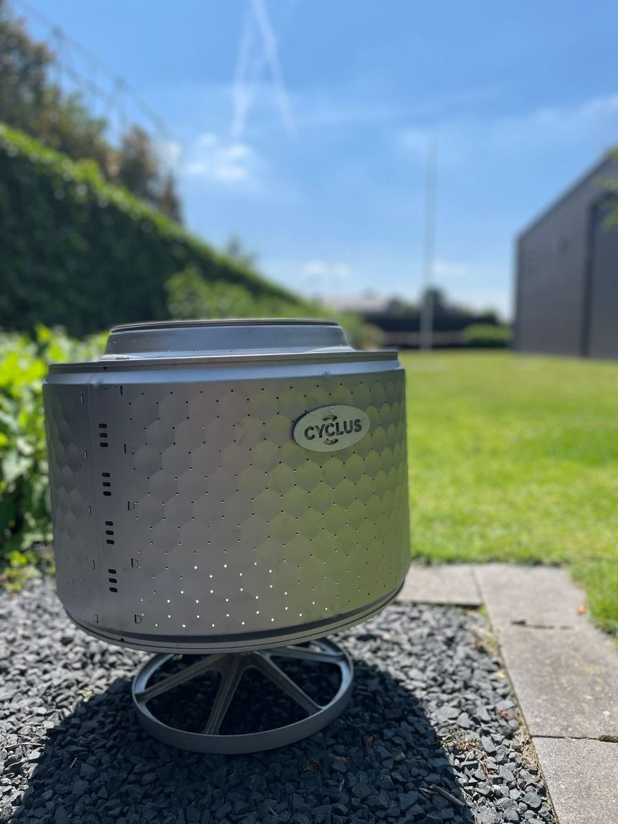 Cyclus Ecodrum HD Zirkularer Feuerkorb Edelstahl