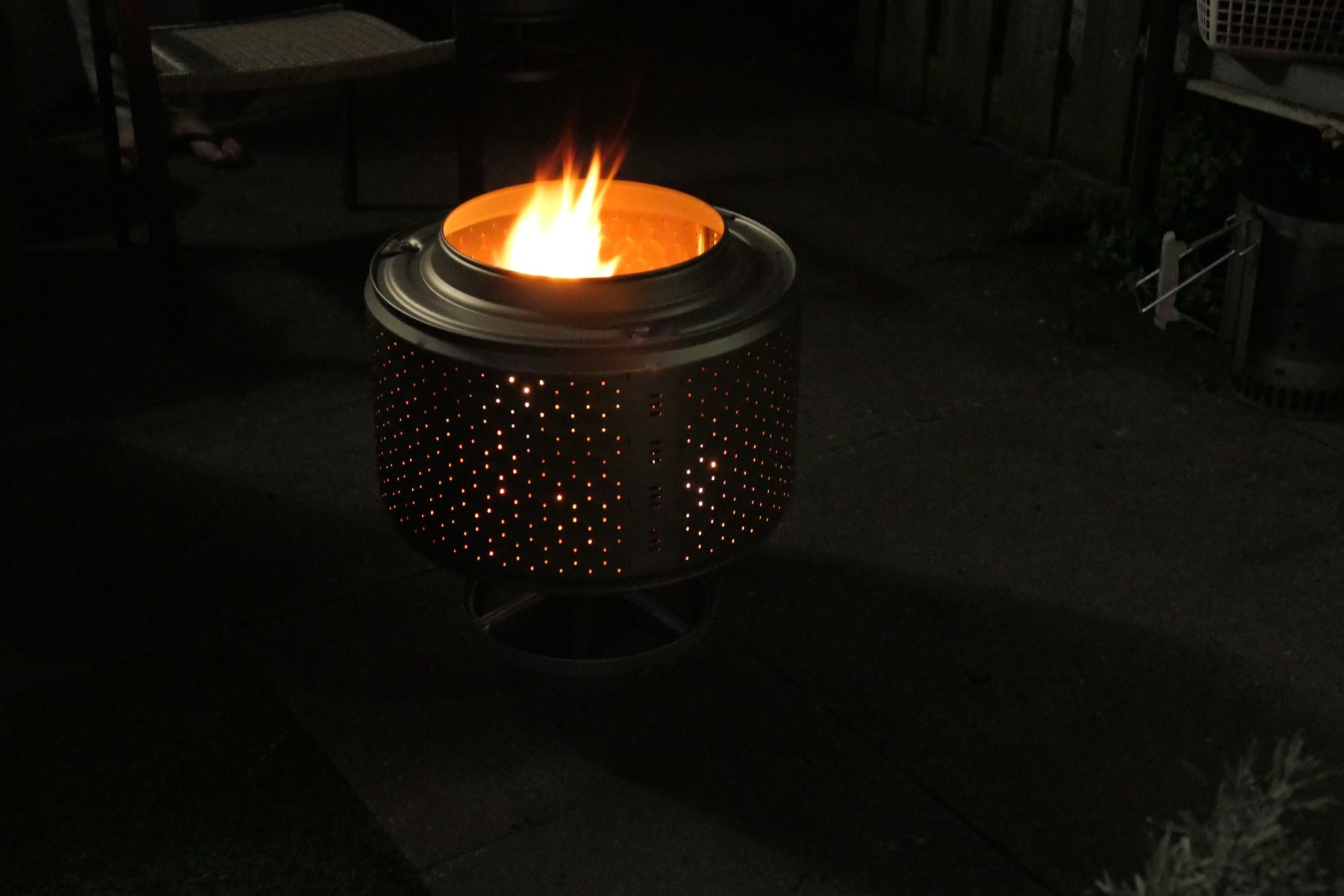 Cyclus Ecodrum HD Zirkularer Feuerkorb Edelstahl