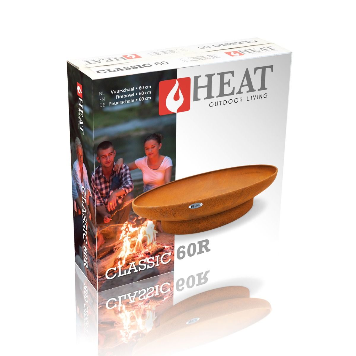 HEAT Feuerschale Classic Ø 60 cm Rost