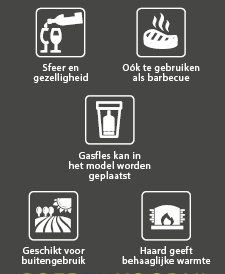 Cosi Fires Gaskamin Cosidrum 56 (Limonengrün)