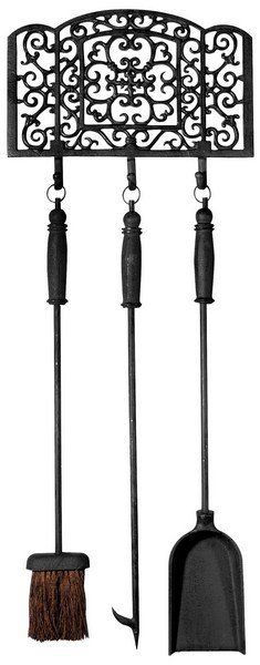 Esschert 3-teiliges Kaminzubehör-Set