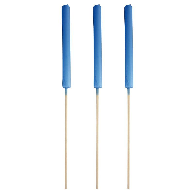 Esschert Gartenfackel Blau L (3er-Set)