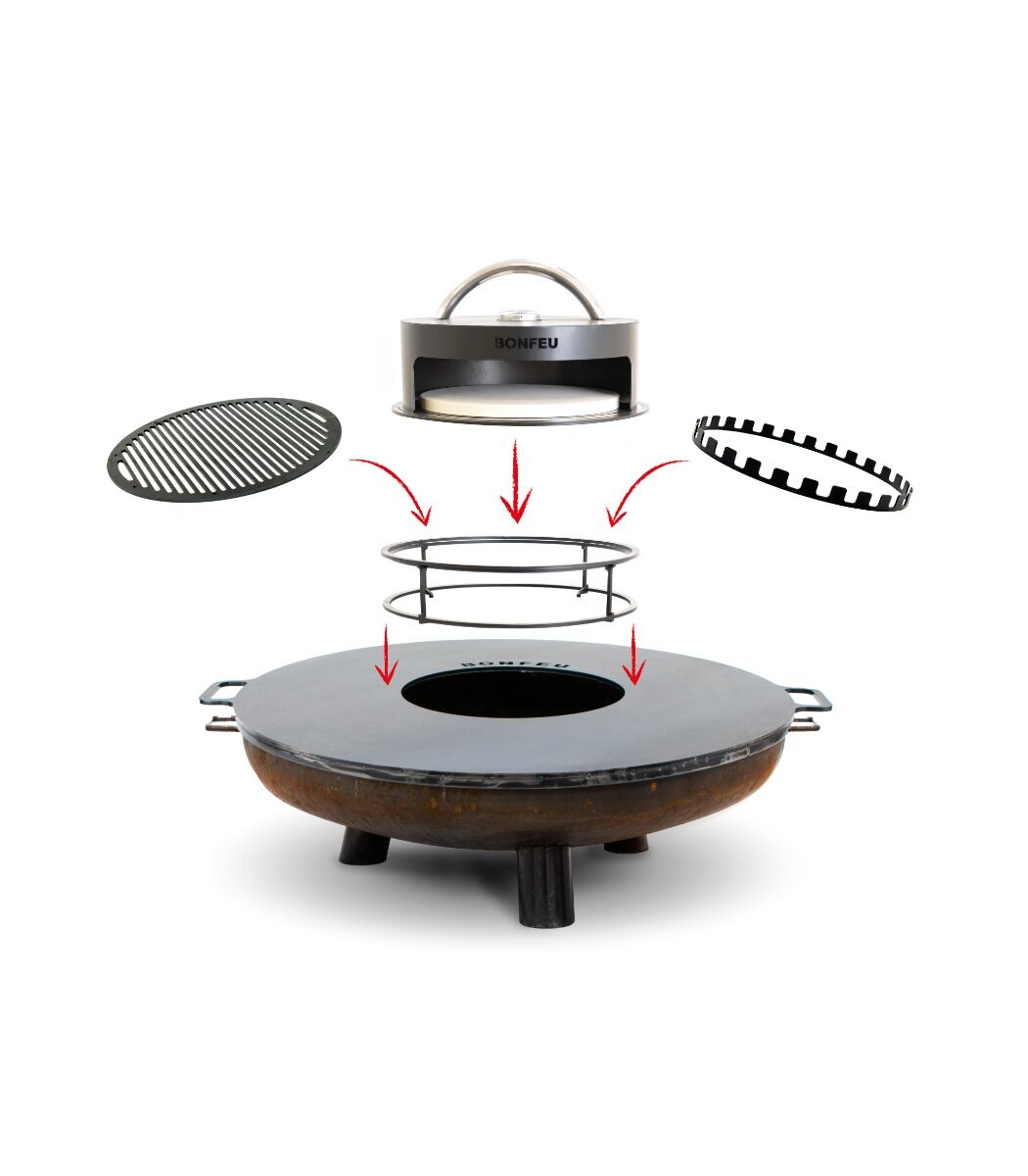 BonFeu Feuerschale BonBowl Plus CortenStahl Ø80