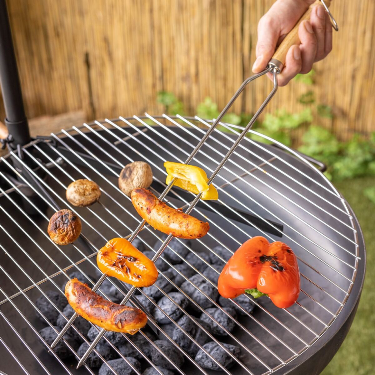 Esschert Breite Grillspieße Doppel