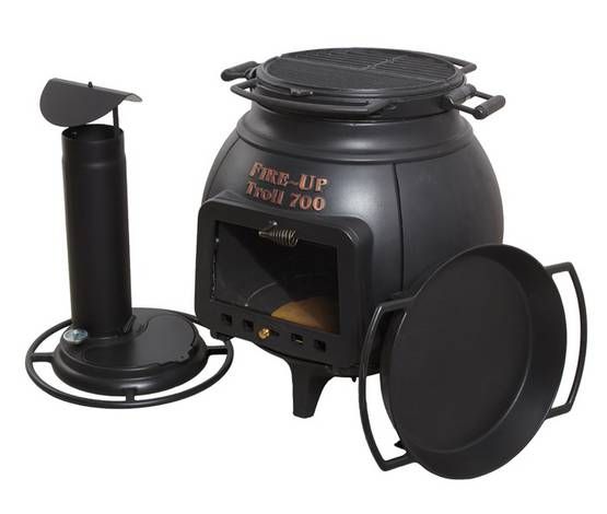 Fire-Up Troll 700 Räucherofen-Set