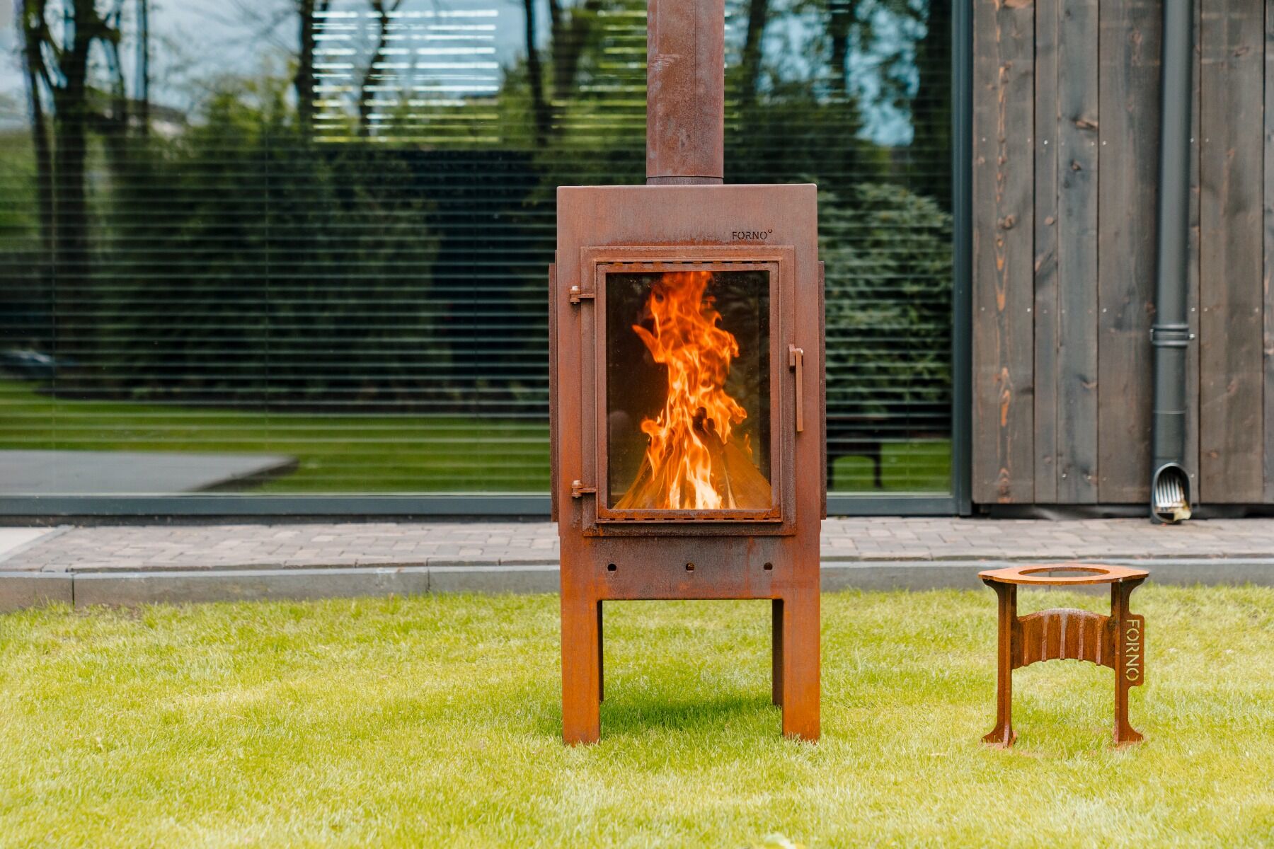 FORNO Terrassenöfen Digna XL CortenStahl