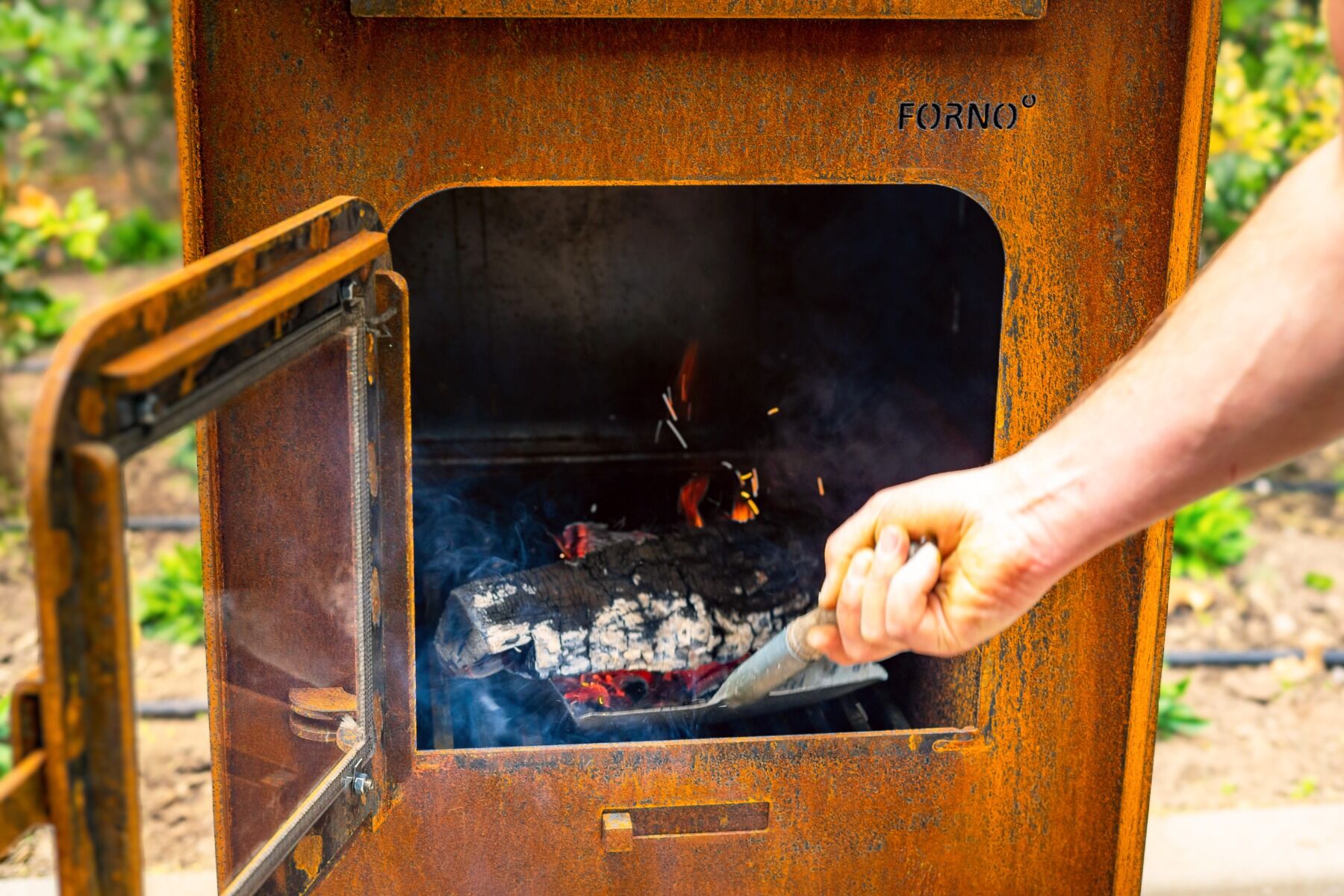 FORNO Terrassenöfen Gap CortenStahl