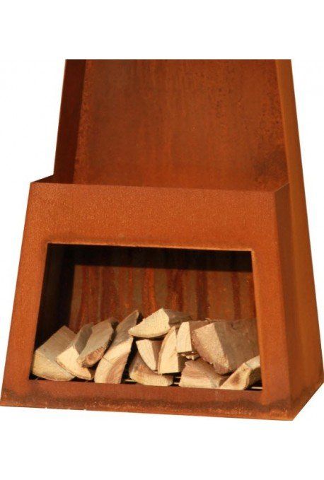 GardenMaxX Pular Corten Terrassenofen