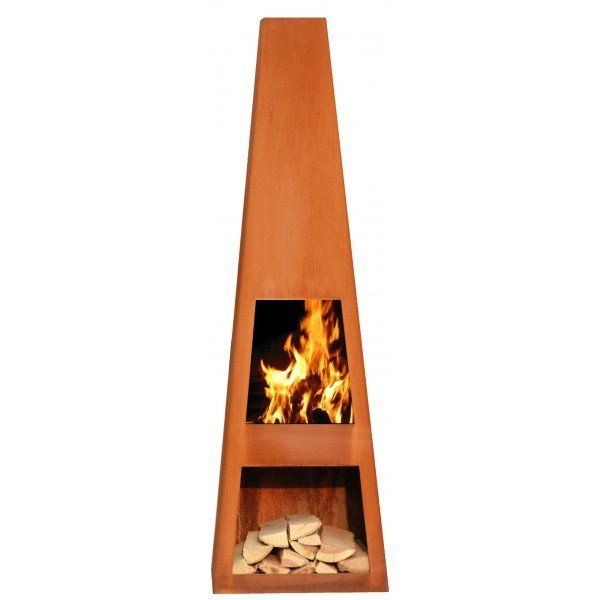 GardenMaxX Vilos Corten Terrassenofen