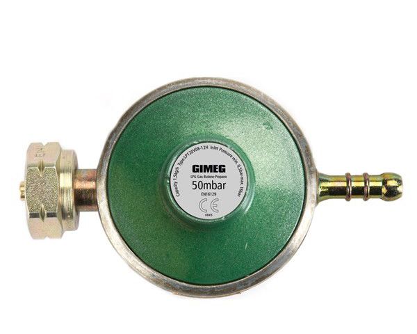 Gimeg universeller Gasdruckregler Schlauchtülle (50 mbar)