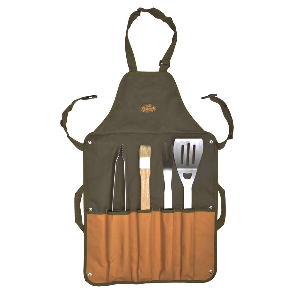 Esschert Schürze mit 4-teiliger BBQ Werkzeugset