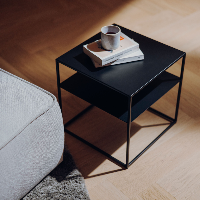 Höfats FIRE FRAME Loungetisch mit SPIN air 1200 einbau