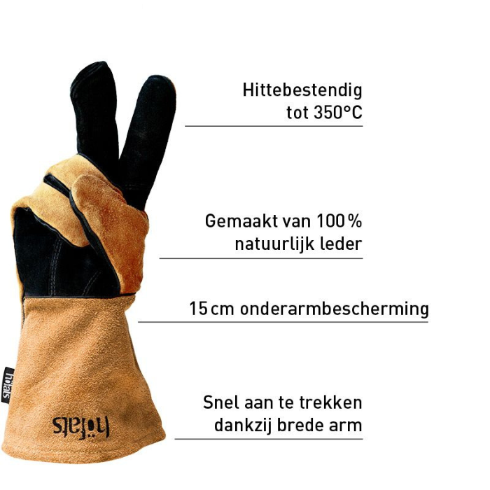 Höfats Feuerhandschuhe aus Leder