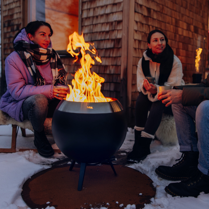 Höfats MOON 45 Rauchfreier Feuerkorb Niedrig