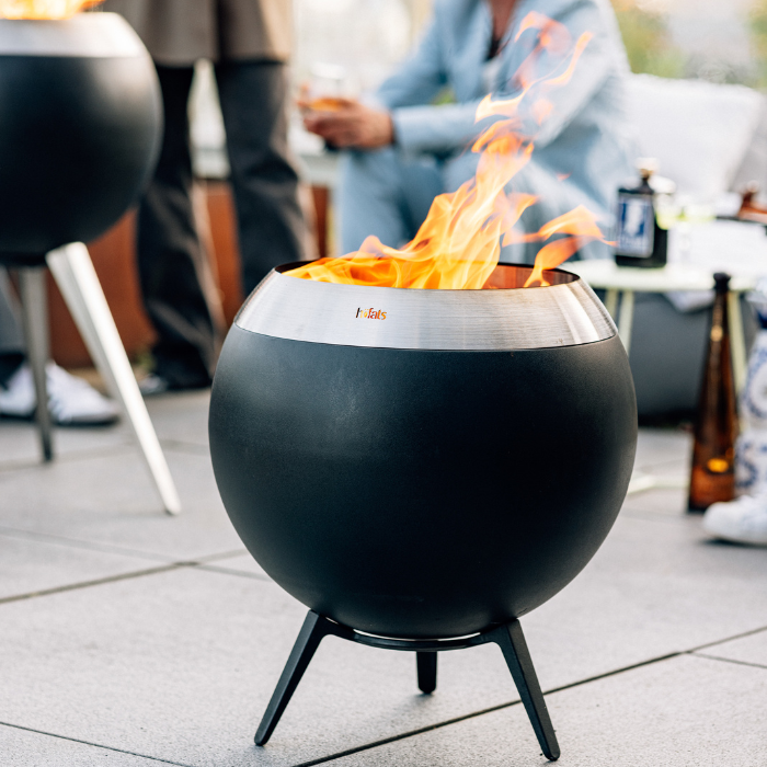 Höfats MOON 45 Rauchfreier Feuerkorb Niedrig
