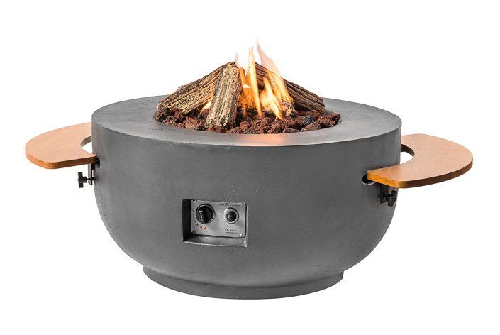 Happy Cocooning Feuertisch Bowl Anthrazit 