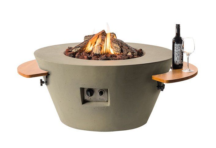 Happy Cocooning Feuertisch Cone Taupe