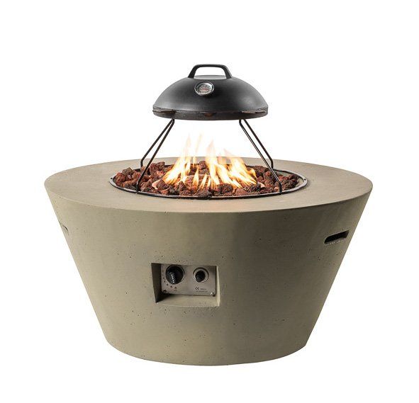 Happy Cocooning Feuertisch Cone Taupe