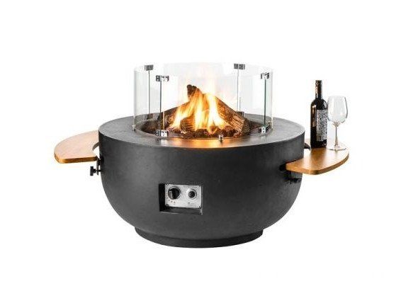 Happy Cocooning Feuertisch Bowl Schwarz 
