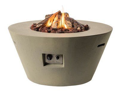 Happy Cocooning Feuertisch Cone Taupe