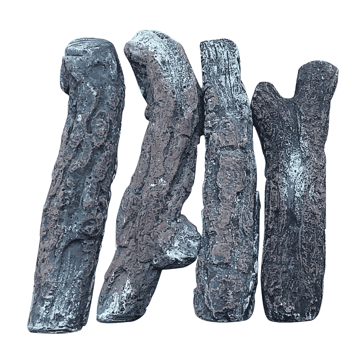 Happy Cocooning Keramische Holzscheite-Set (4 Stück)