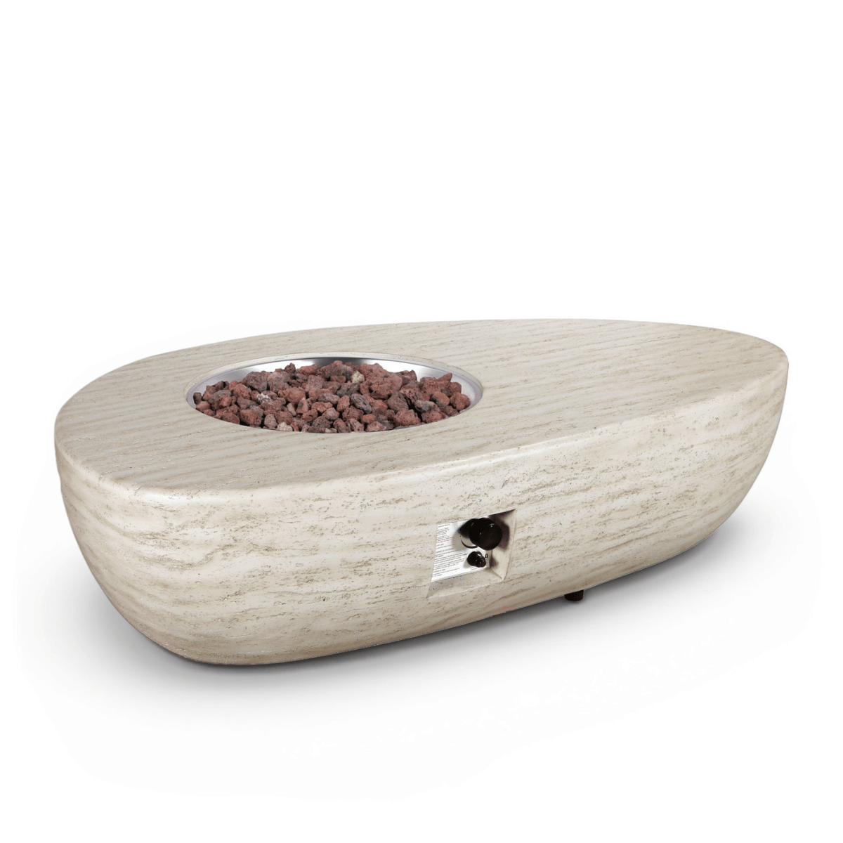 Happy Cocooning Feuertisch Estate Organic 150 travertin