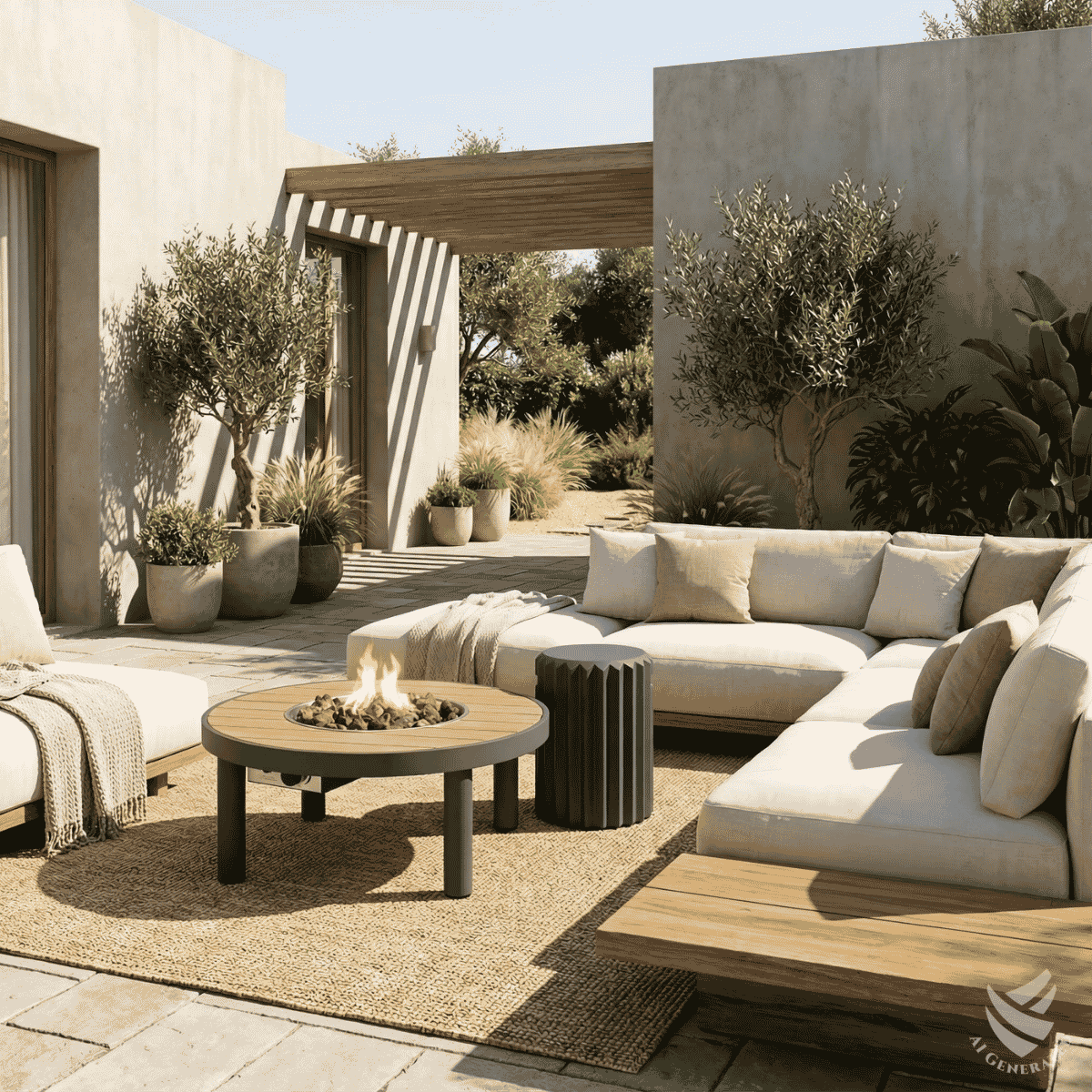 Happy Cocooning Feuertisch Riviera 80 anthrazit
