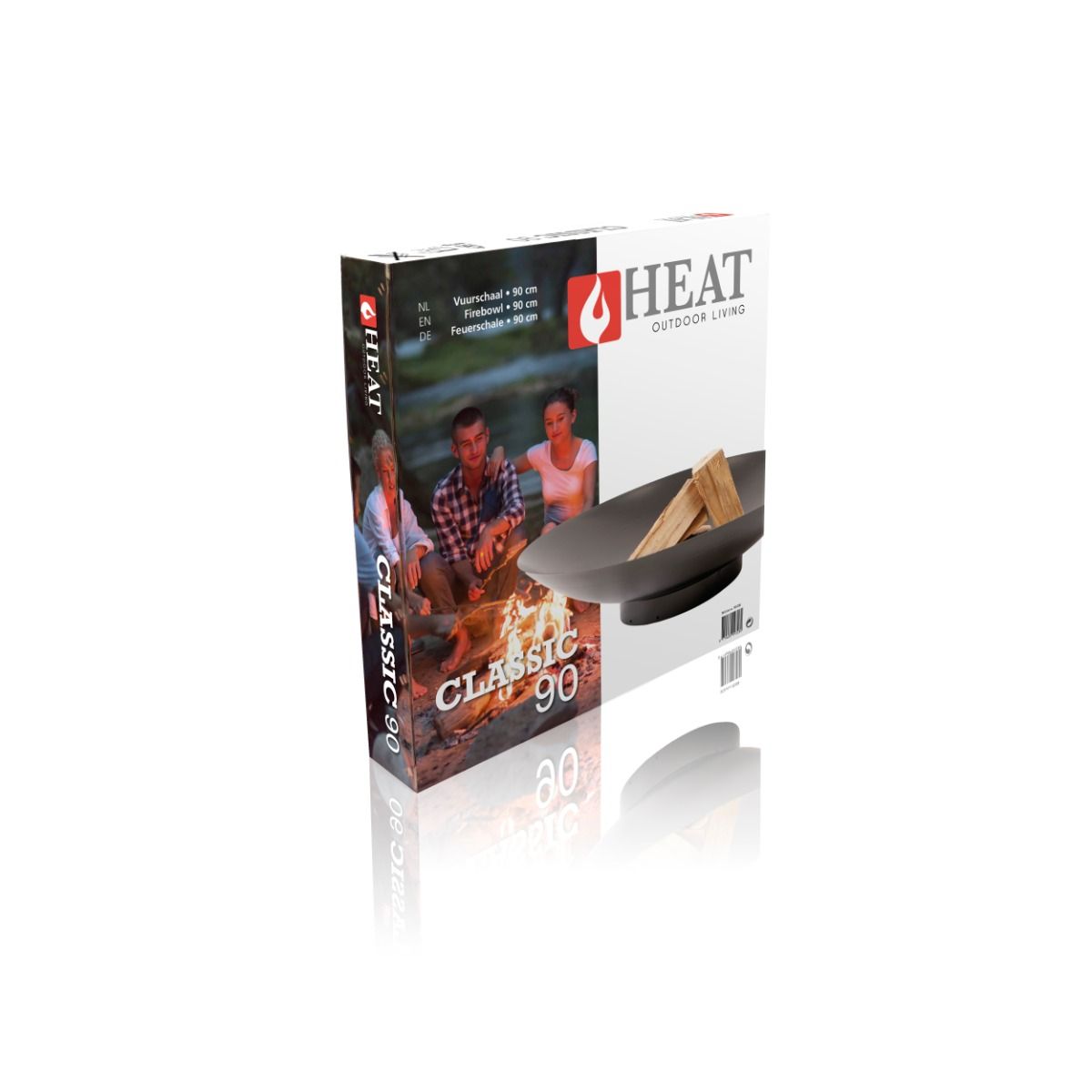 HEAT Feuerschale Classic Ø 90 cm Schwarz HEAT Feuerschale Classic Ø 90 cm Schwarz