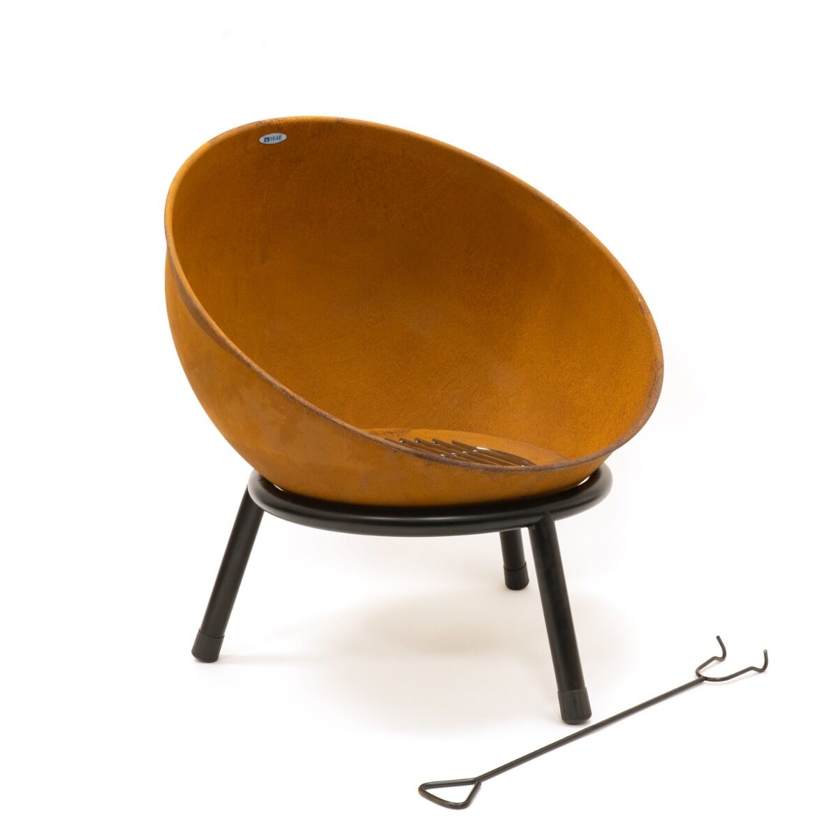 HEAT Feuerkorb auf Beinen Kappa Rust Ø56 cm