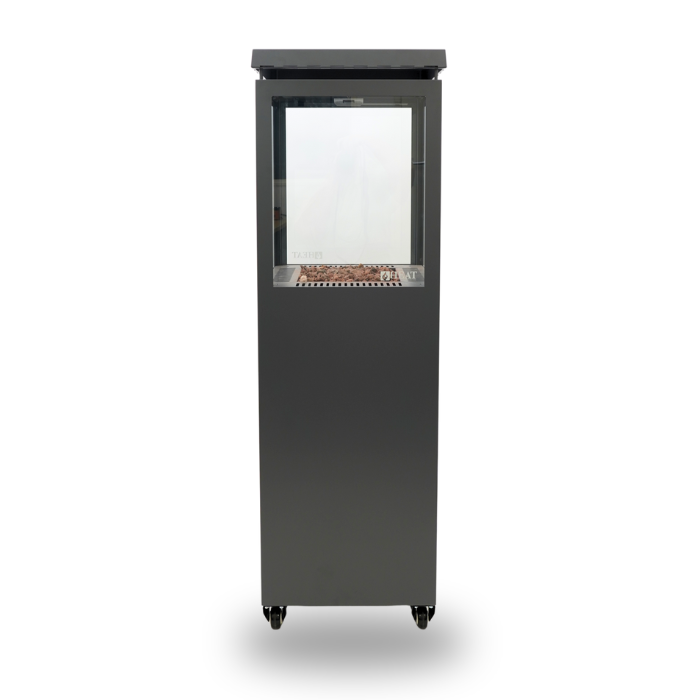 HEAT Outdoor Living Utevarme Terrassenkamin Anthrazit