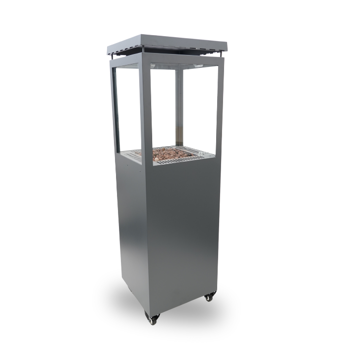 HEAT Outdoor Living Utevarme Terrassenkamin Anthrazit