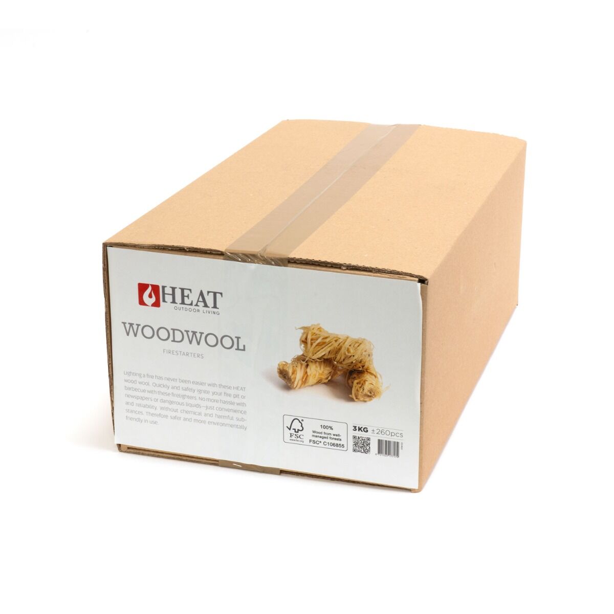 HEAT Outdoor Living Holzwolle Anzündspäne 3 kg