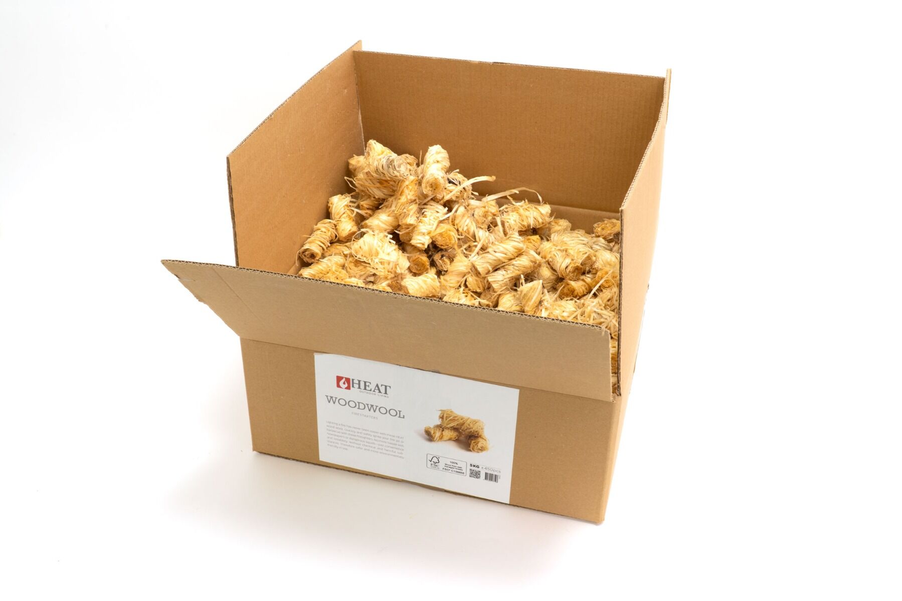 HEAT Outdoor Living Holzwolle Anzündspäne 5 kg