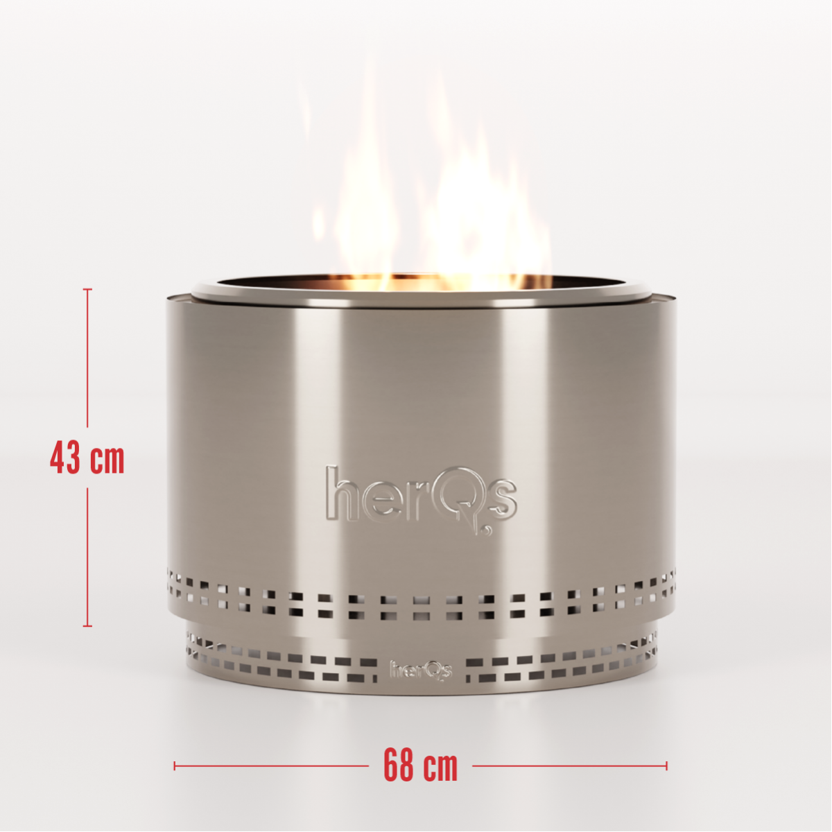 HerQs Rauchfreier Feuerkorb Chief